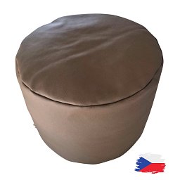Válec koženkový světle hnědý⌀40x30 cm Obrázek pro produkt Válec koženkový světle hnědý⌀40x30 cm